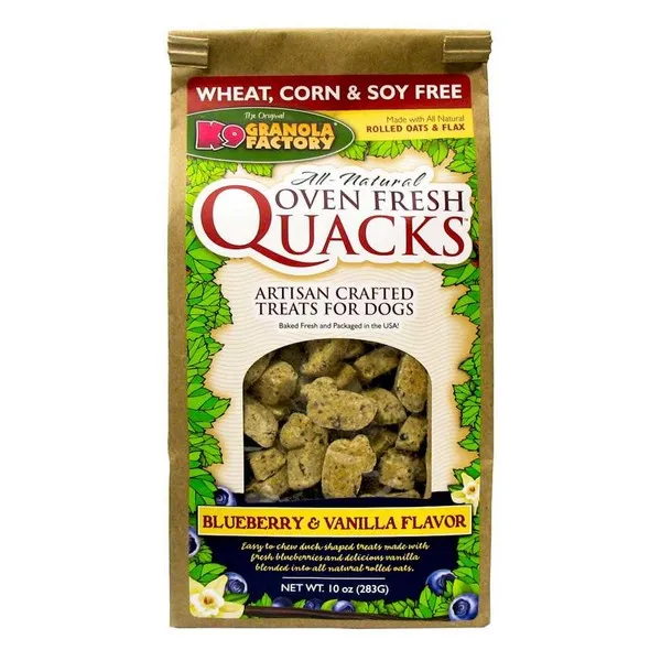 10 oz. K-9 Granola Factory Quacks Blueberry Vanilla - Health/First Aid